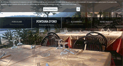 Desktop Screenshot of fontanadoro.it